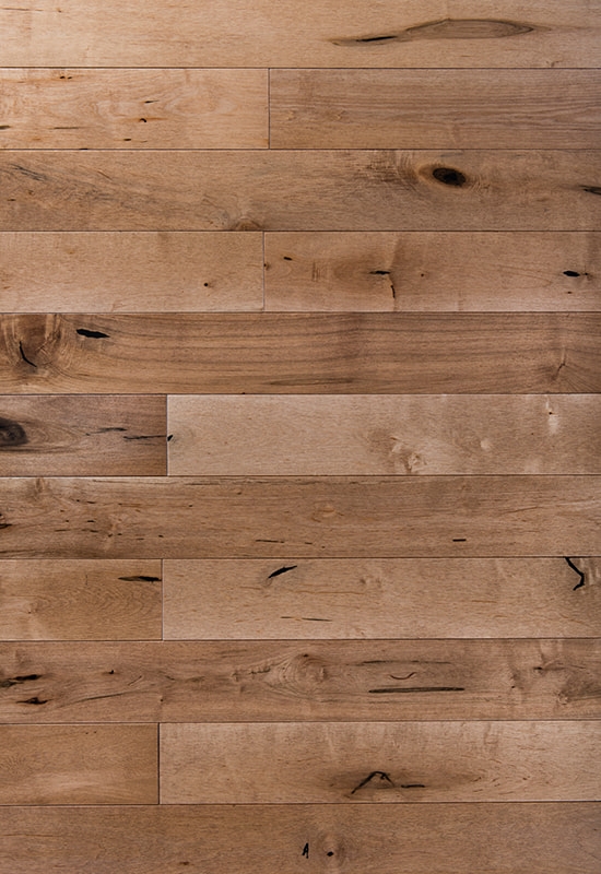 Kinesisk lønn 90 flatt massivt tregulv